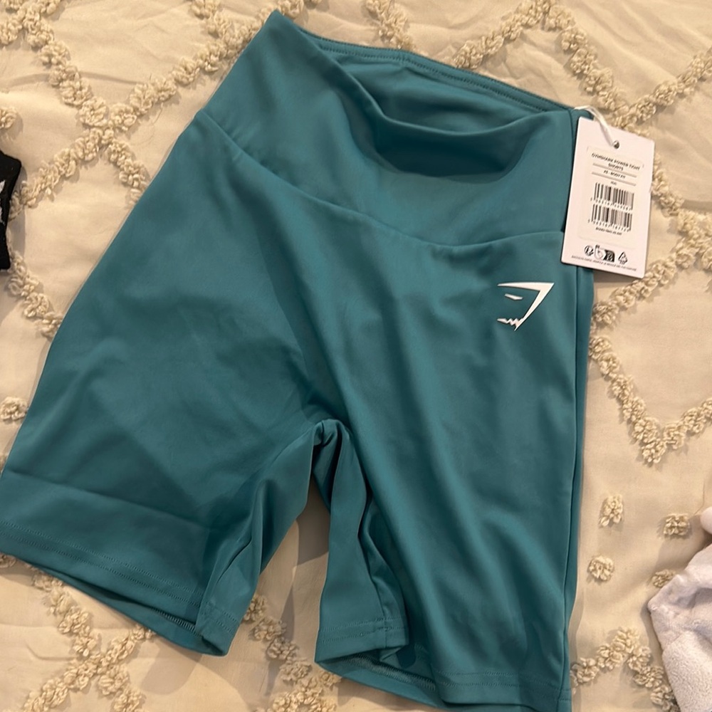 Gymshark Women's Teal Shorts